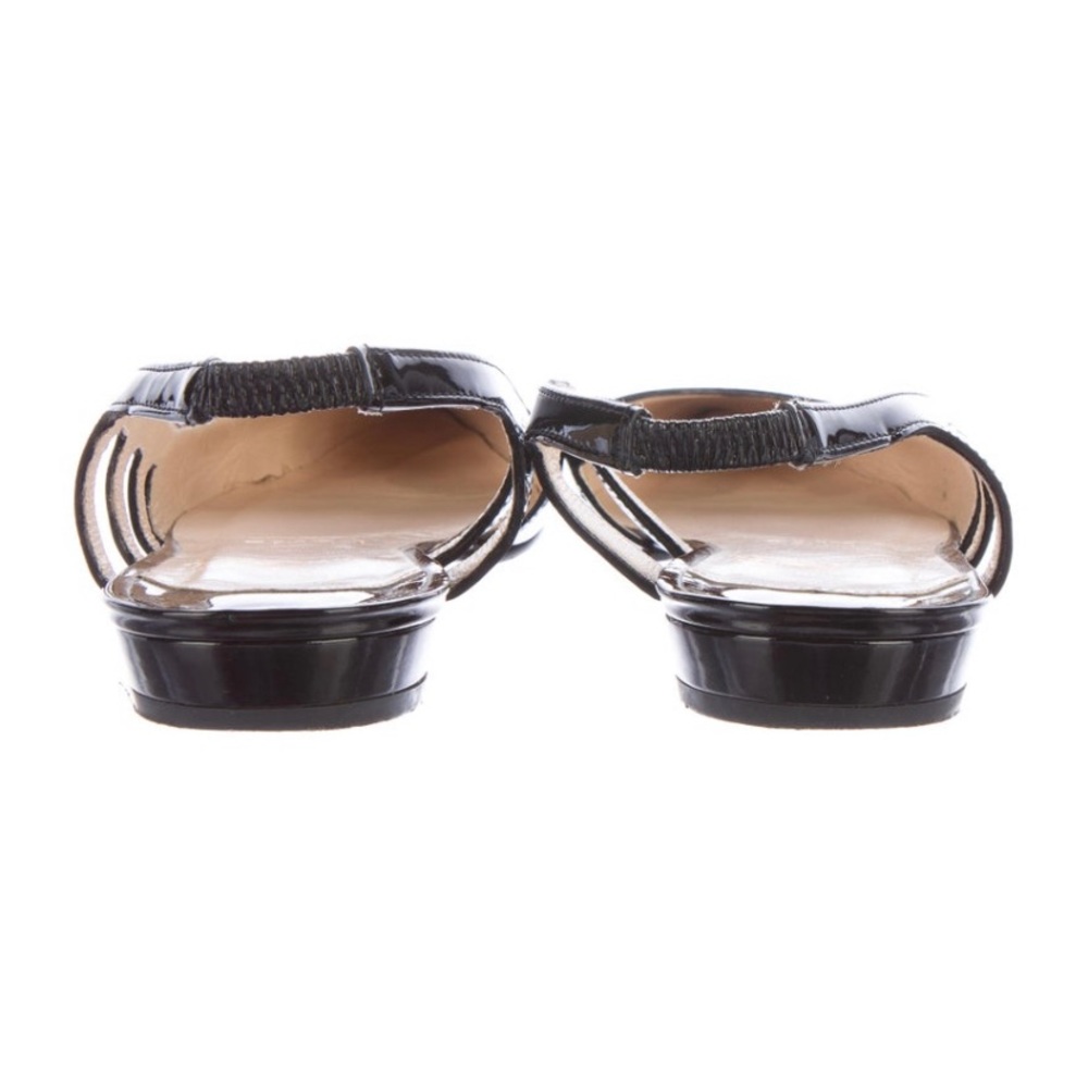 Christian Louboutin cutout mule black flats - Picture 4 of 9